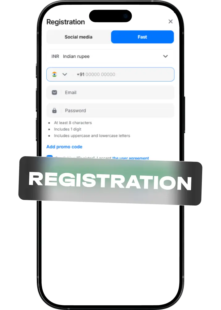 1win India registration